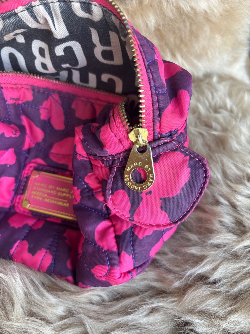 Quilted Makeup Pouch - Picture 3 of 6